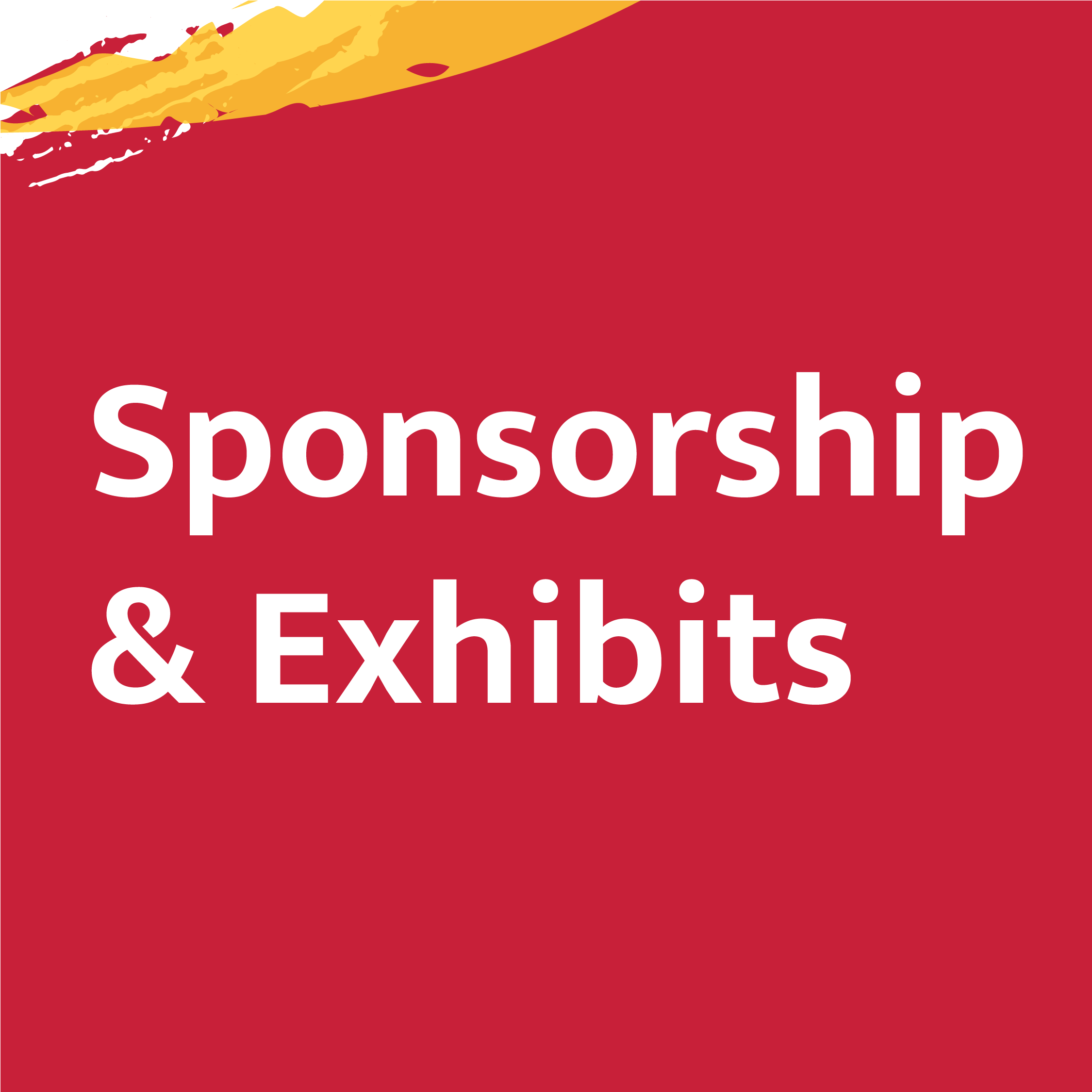 Sponsorship & Exhibits Graphic